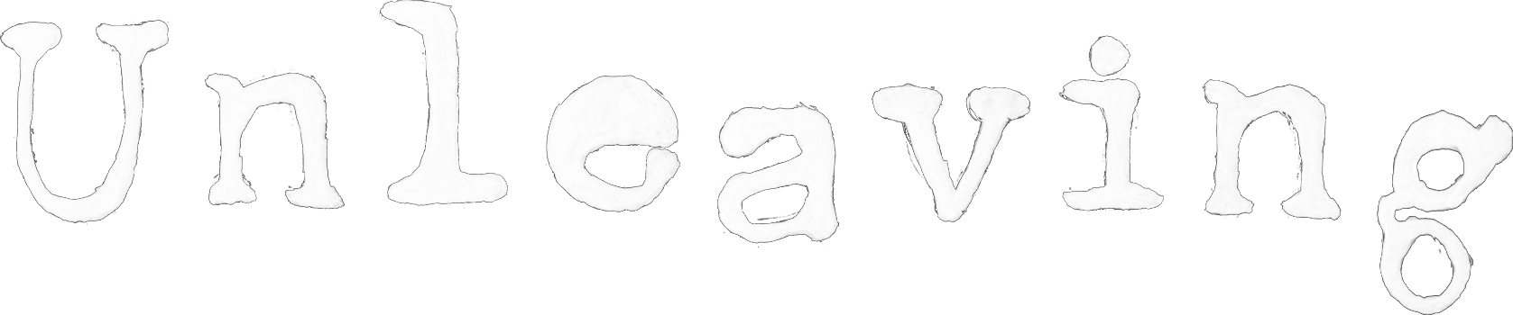 unleaving game white text